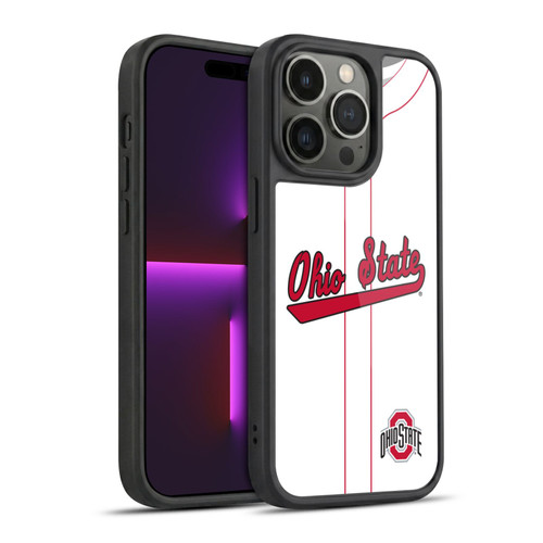 Ohio State University Jersey Baseball Home Gel Armour Case For Apple iPhone 14 Pro