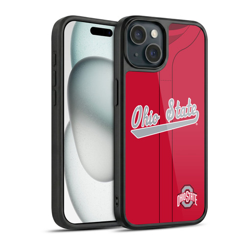 Ohio State University Jersey Baseball Away Gel Armour Case For Apple iPhone 15