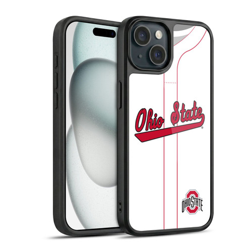 Ohio State University Jersey Baseball Home Gel Armour Case For Apple iPhone 15