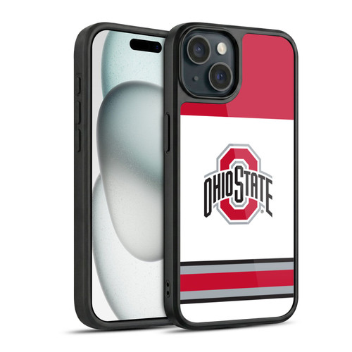 Ohio State University Jersey Hockey Home Gel Armour Case For Apple iPhone 15