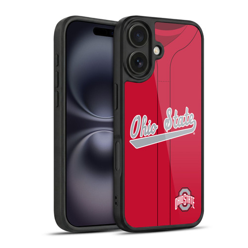 Ohio State University Jersey Baseball Away Gel Armour Case For Apple iPhone 16