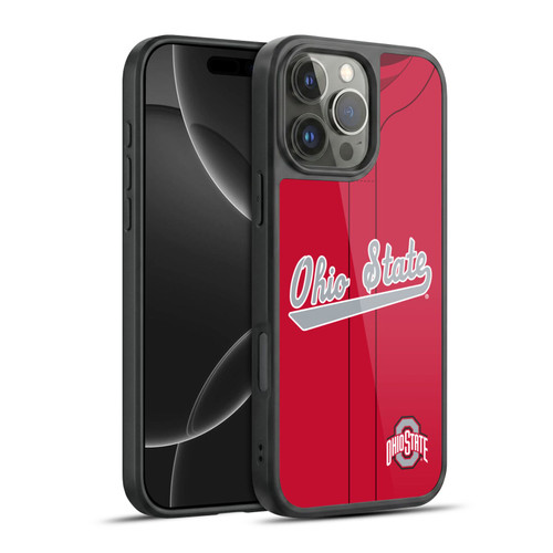 Ohio State University Jersey Baseball Away Gel Armour Case For Apple iPhone 16 Pro Max