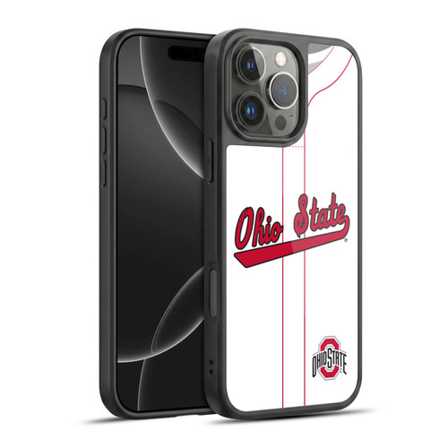 Ohio State University Jersey Baseball Home Gel Armour Case For Apple iPhone 16 Pro Max