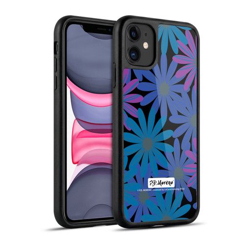 P.D. Moreno Patterns Midnight Daisies Gel Armour Case For Apple iPhone 11