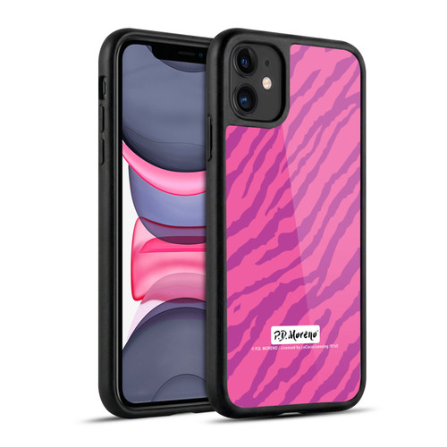 P.D. Moreno Patterns Pink Zebra Gel Armour Case For Apple iPhone 11