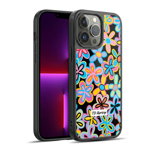 P.D. Moreno Patterns Retro Flowers Gel Armour Case For Apple iPhone 13 Pro Max