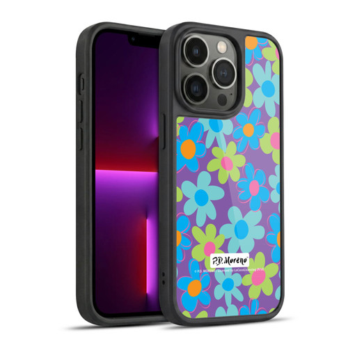 P.D. Moreno Patterns Purple Gel Armour Case For Apple iPhone 13 Pro