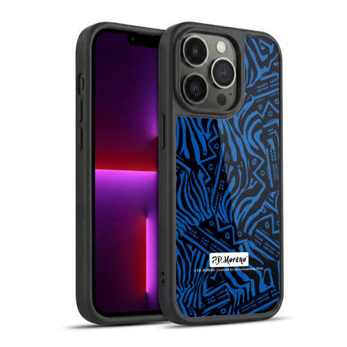 P.D. Moreno Patterns Tribal Zebra Gel Armour Case For Apple iPhone 13 Pro