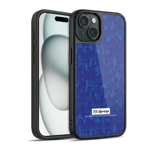 P.D. Moreno Patterns Zebra Gel Armour Case For Apple iPhone 15