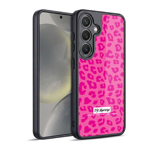 P.D. Moreno Patterns Pink Leopard Gel Armour Case For Samsung Galaxy S24 5G