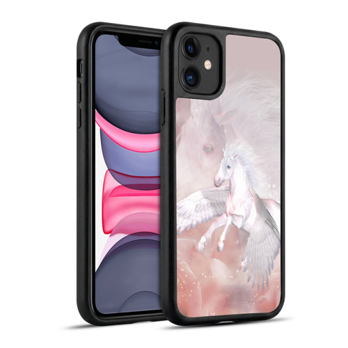 Simone Gatterwe Pegasus And Unicorns Flying Unicorn Gel Armour Case For Apple iPhone 11