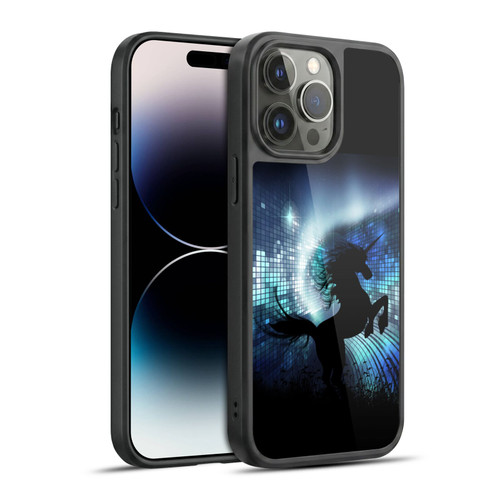 Simone Gatterwe Pegasus And Unicorns Silhouette Gel Armour Case For Apple iPhone 14 Pro Max