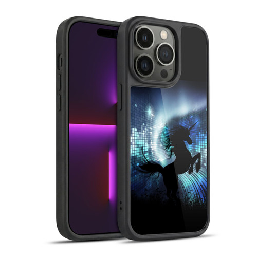 Simone Gatterwe Pegasus And Unicorns Silhouette Gel Armour Case For Apple iPhone 14 Pro