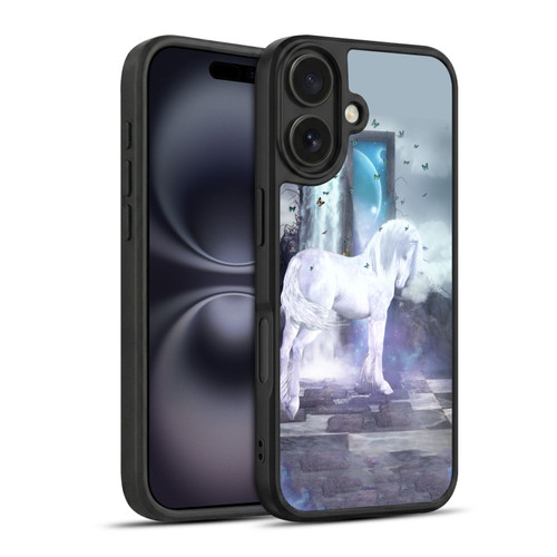 Simone Gatterwe Pegasus And Unicorns Silver Unicorn Gel Armour Case For Apple iPhone 16