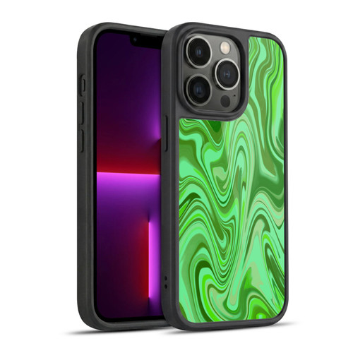 Suzan Lind Marble Light Green Gel Armour Case For Apple iPhone 13 Pro