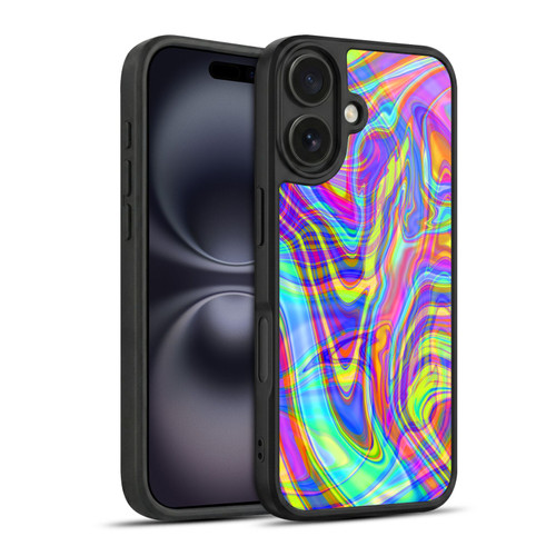 Suzan Lind Marble Illusion Rainbow Gel Armour Case For Apple iPhone 16