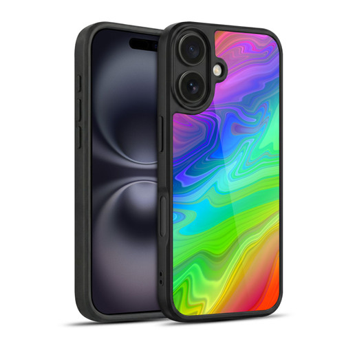 Suzan Lind Marble Rainbow Gel Armour Case For Apple iPhone 16