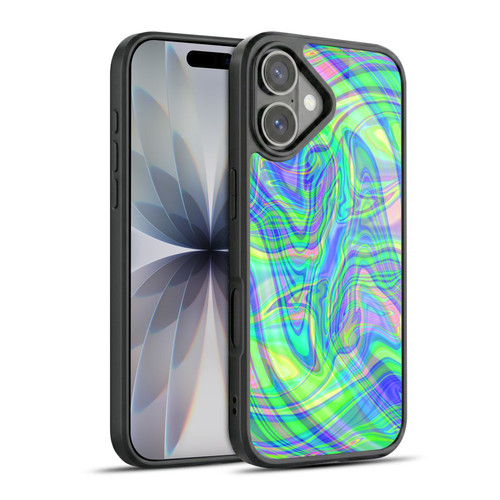 Suzan Lind Marble Green Purple Gel Armour Case For Apple iPhone 17