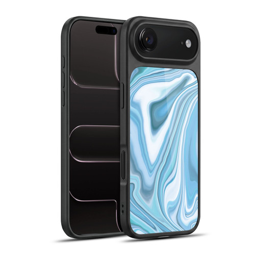 Suzan Lind Marble Light Blue Pastel Gel Armour Case For Apple iPhone 17 Air