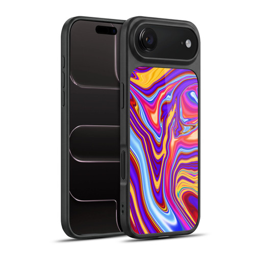 Suzan Lind Marble Purple Yellow Red Gel Armour Case For Apple iPhone 17 Air