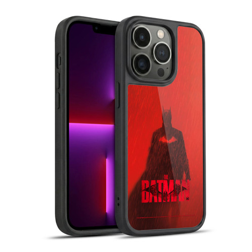 The Batman Posters Red Rain Gel Armour Case For Apple iPhone 13 Pro