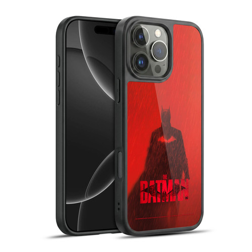 The Batman Posters Red Rain Gel Armour Case For Apple iPhone 16 Pro Max