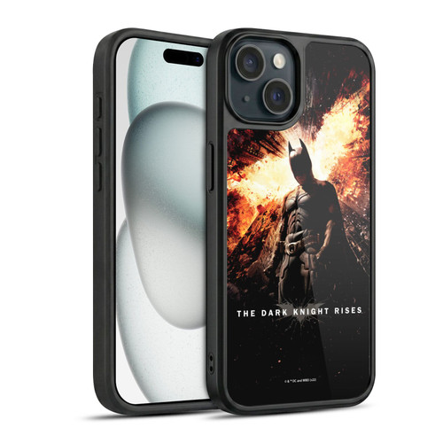 The Dark Knight Rises Key Art Batman Poster Gel Armour Case For Apple iPhone 15