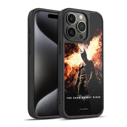 The Dark Knight Rises Key Art Batman Poster Gel Armour Case For Apple iPhone 15 Pro