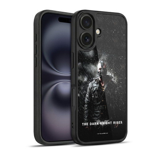 The Dark Knight Rises Key Art Bane Rain Poster Gel Armour Case For Apple iPhone 16
