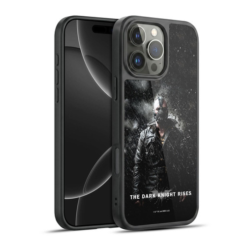 The Dark Knight Rises Key Art Bane Rain Poster Gel Armour Case For Apple iPhone 16 Pro Max