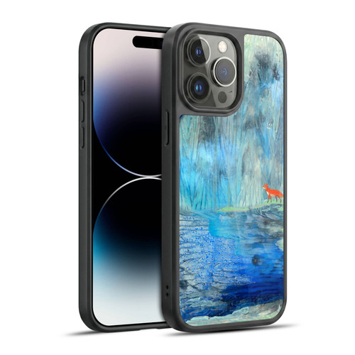 Wyanne Nature 2 Red Fox Blue River Gel Armour Case For Apple iPhone 14 Pro Max