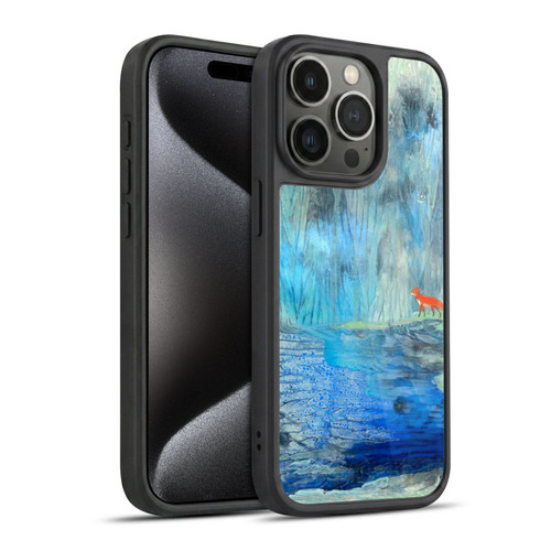 Wyanne Nature 2 Red Fox Blue River Gel Armour Case For Apple iPhone 15 Pro