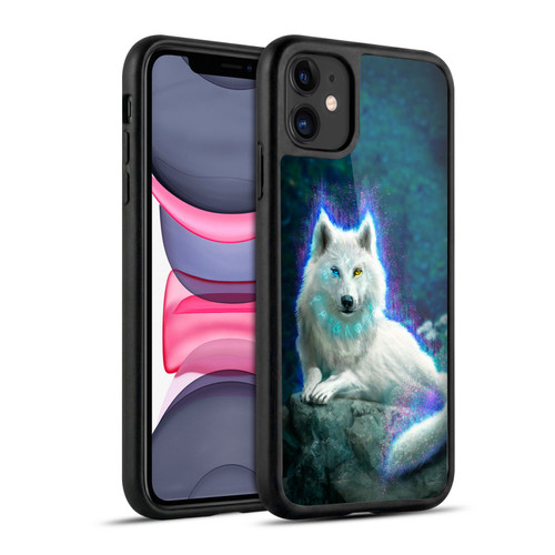 Anthony Christou Fantasy Art White Wolf Gel Armour Case For Apple iPhone 11