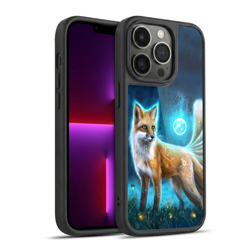Anthony Christou Fantasy Art Magic Fox In Moonlight Gel Armour Case For Apple iPhone 13 Pro