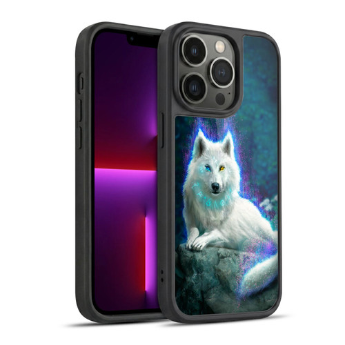 Anthony Christou Fantasy Art White Wolf Gel Armour Case For Apple iPhone 13 Pro