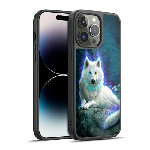 Anthony Christou Fantasy Art White Wolf Gel Armour Case For Apple iPhone 14 Pro Max