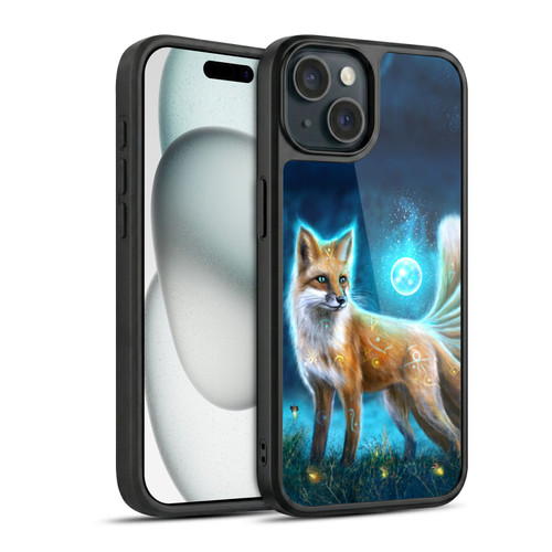 Anthony Christou Fantasy Art Magic Fox In Moonlight Gel Armour Case For Apple iPhone 15
