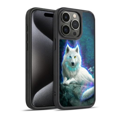 Anthony Christou Fantasy Art White Wolf Gel Armour Case For Apple iPhone 15 Pro
