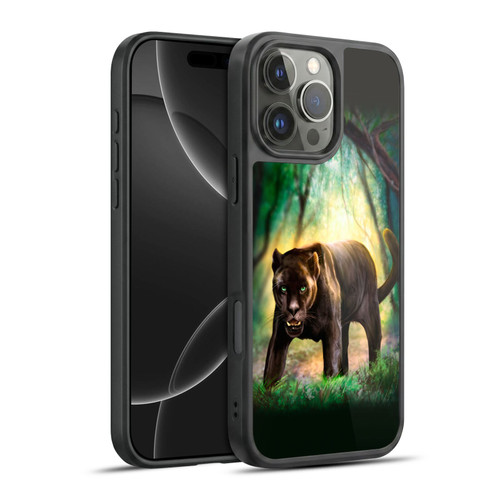 Anthony Christou Fantasy Art Black Panther Gel Armour Case For Apple iPhone 16 Pro Max