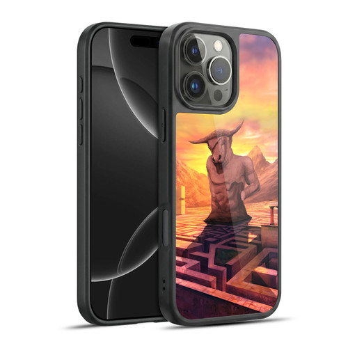 Anthony Christou Fantasy Art Minotaur In Labyrinth Gel Armour Case For Apple iPhone 16 Pro Max