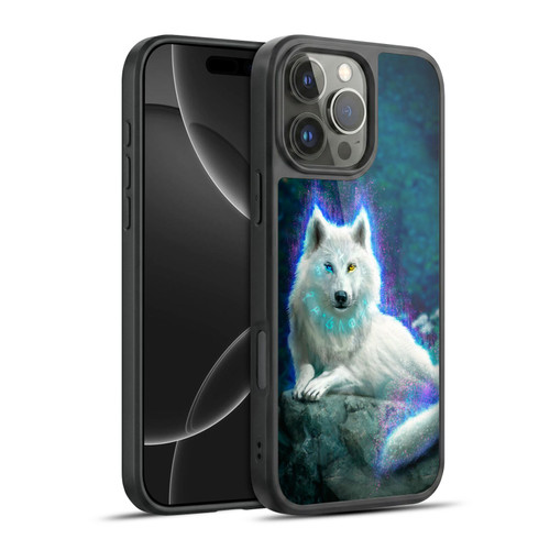 Anthony Christou Fantasy Art White Wolf Gel Armour Case For Apple iPhone 16 Pro Max
