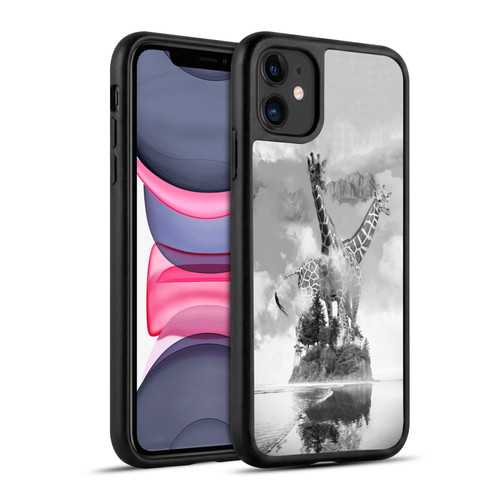 Dave Loblaw Animals Giraffe In The Mist Gel Armour Case For Apple iPhone 11