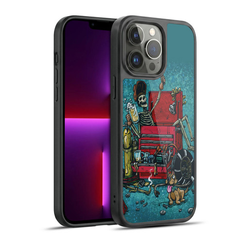 David Lozeau Colourful Art Garage Gel Armour Case For Apple iPhone 13 Pro Max