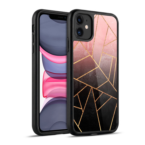 Elisabeth Fredriksson Sparkles Pink And Black Gel Armour Case For Apple iPhone 11