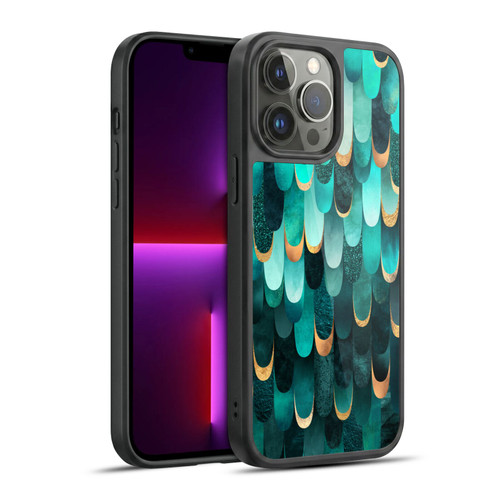 Elisabeth Fredriksson Sparkles Turquoise Gel Armour Case For Apple iPhone 13 Pro Max