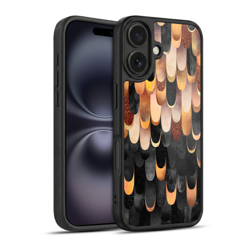 Elisabeth Fredriksson Sparkles Copper And Black Gel Armour Case For Apple iPhone 16