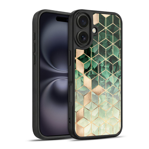 Elisabeth Fredriksson Sparkles Leaves And Cubes Gel Armour Case For Apple iPhone 16