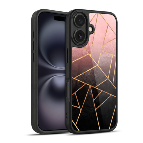 Elisabeth Fredriksson Sparkles Pink And Black Gel Armour Case For Apple iPhone 16