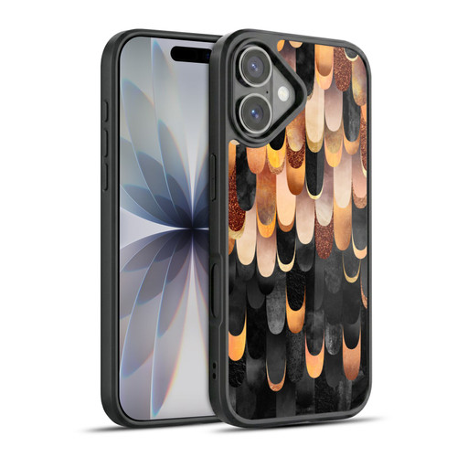 Elisabeth Fredriksson Sparkles Copper And Black Gel Armour Case For Apple iPhone 17