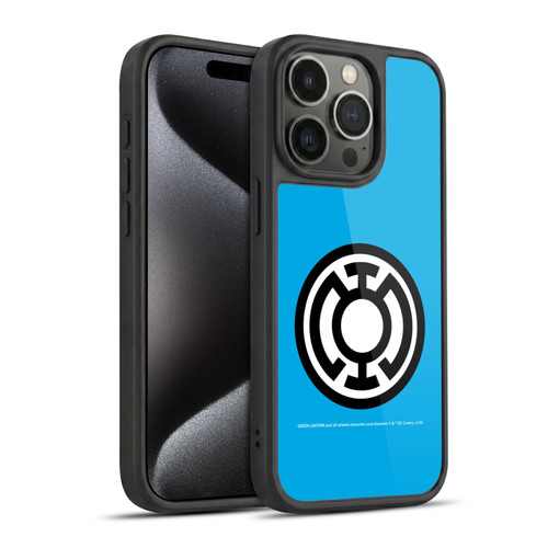 Green Lantern DC Comics Lantern Corps Blue Gel Armour Case For Apple iPhone 15 Pro